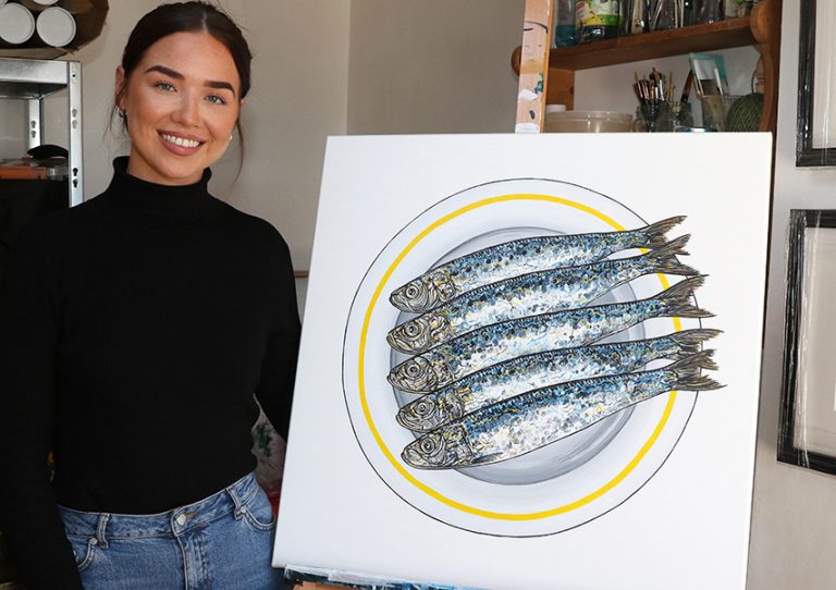 Ardglassxa0Artist Orlagh Milligan Paints Things Fishy Ardglassxa0Artist Orlagh Milligan Paints Things Fishy