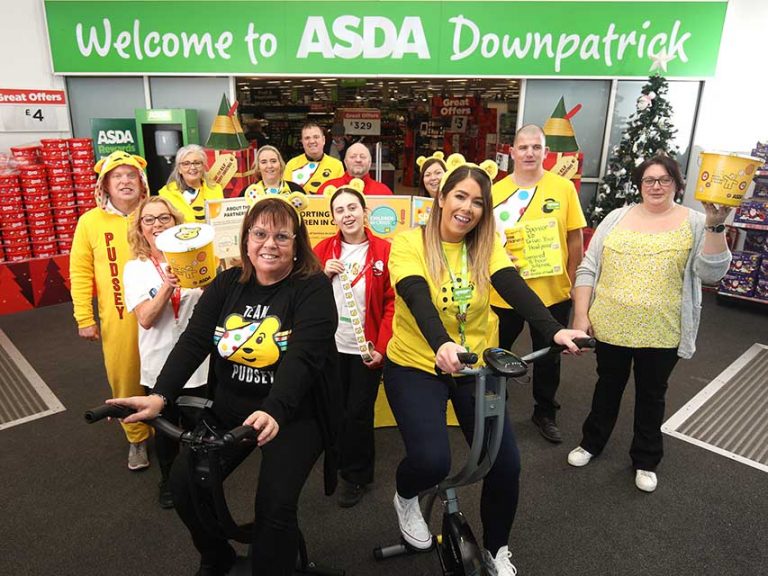 Pedal For Pudsey A Success At Asda Downpatrick Pedal For Pudsey A Success At Asda Downpatrick