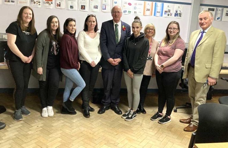Shannon Visits SERC In Newtownards