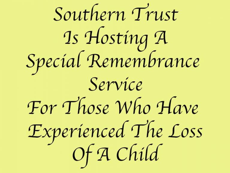 Southern Trust To Host Remembrance Service