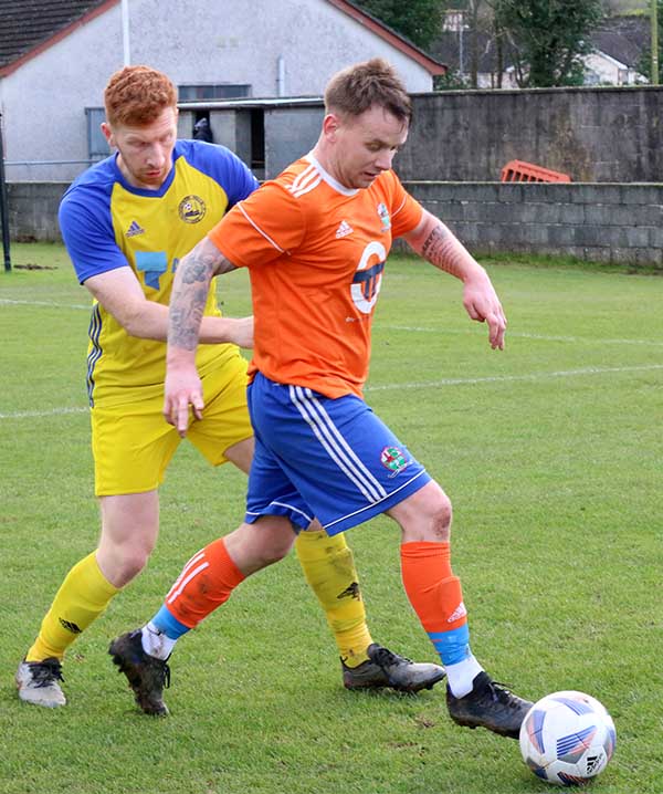 Dunmurry YM battled against  Drumaness Mills but the Mills took the points on the day. 