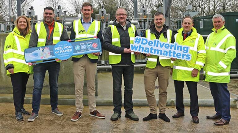 Politicians Visit Dundrum WWtW On NI Water Invite
