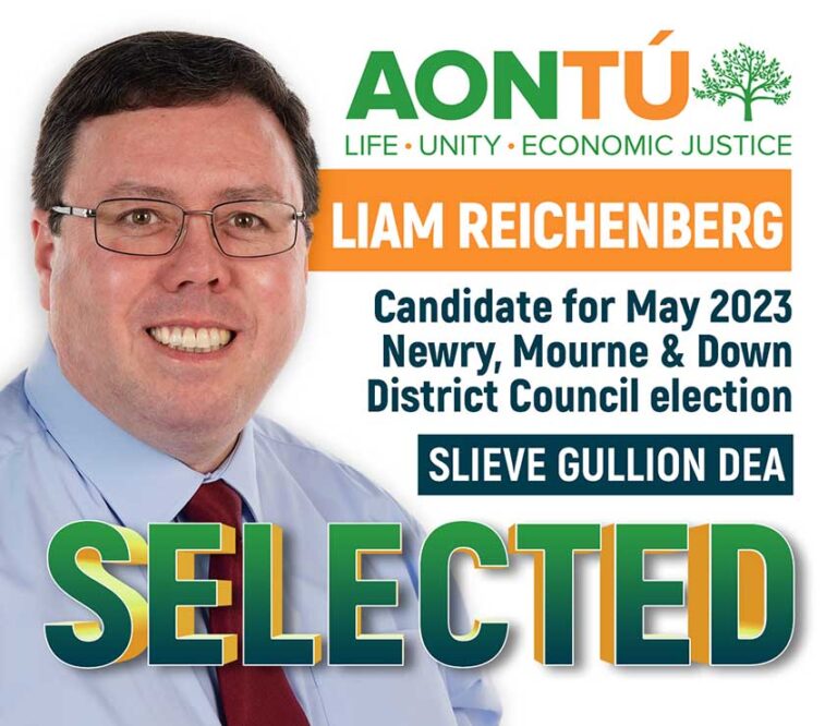 Reichenberg To Run For Aontú In Slieve Gullion Reichenberg To Run For Aontú In Slieve Gullion