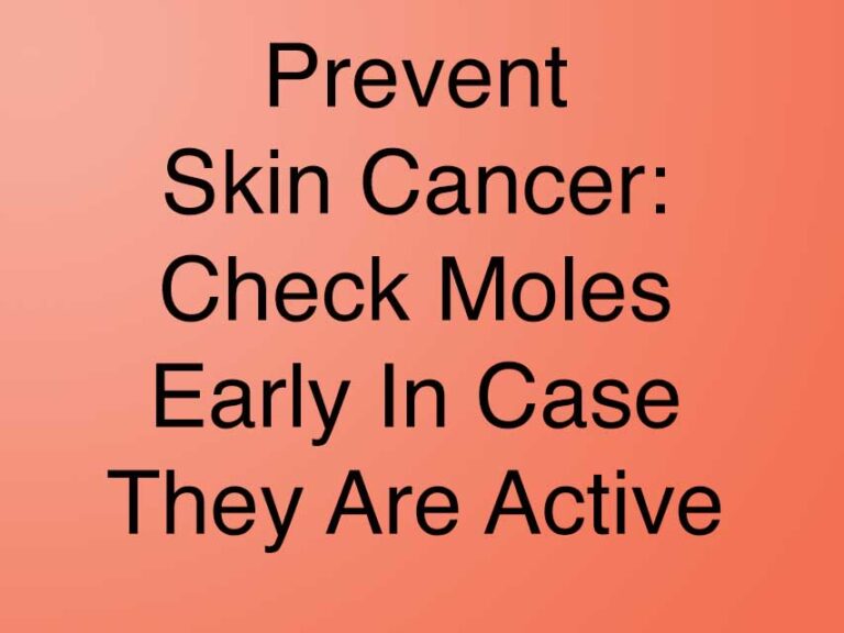 Protect Against Skin Cancer Says Former Teacher
