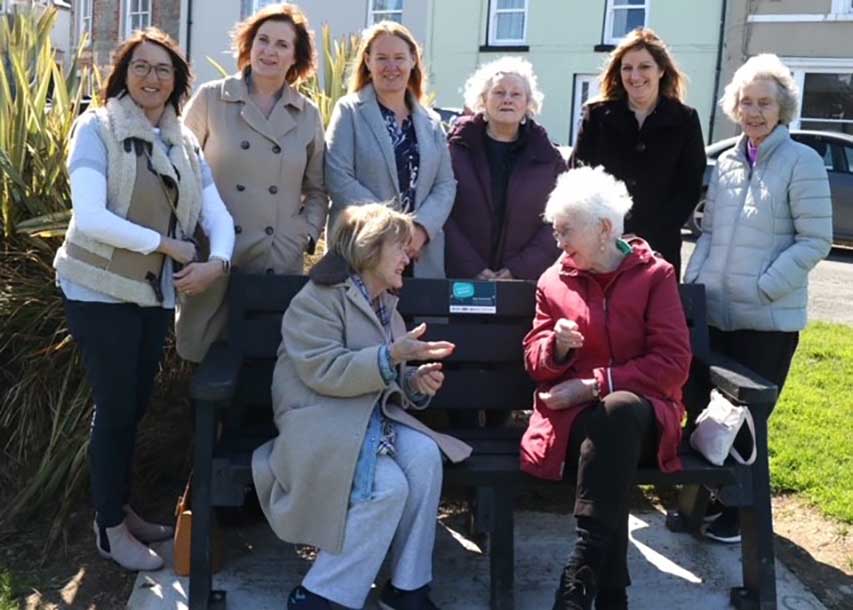 Strangford Community Chatty Bench Installed