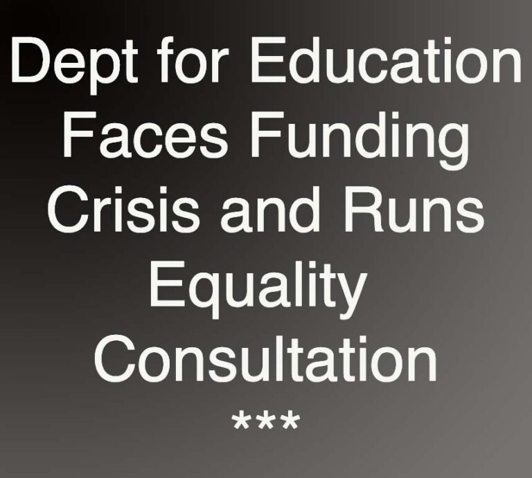 Department Of Education Launches Consultation