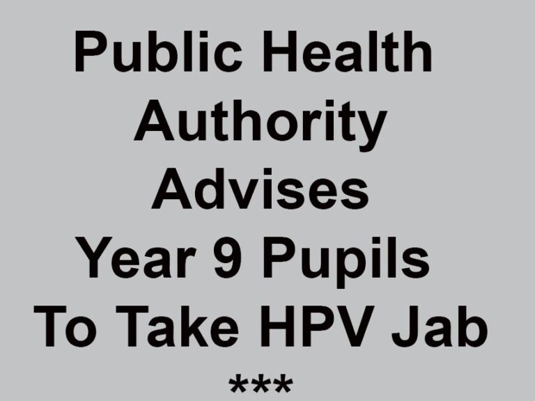 PHA Reminds Parents On HPV Vaccine For Year 9