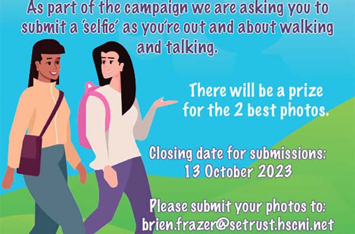 Do A Selfie For Mental Health As You Walk And Talk