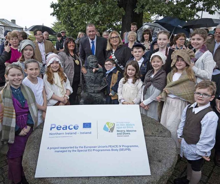 Tom Dunn Statue Unveiled In Rostrevor Tom Dunn Statue Unveiled In Rostrevor