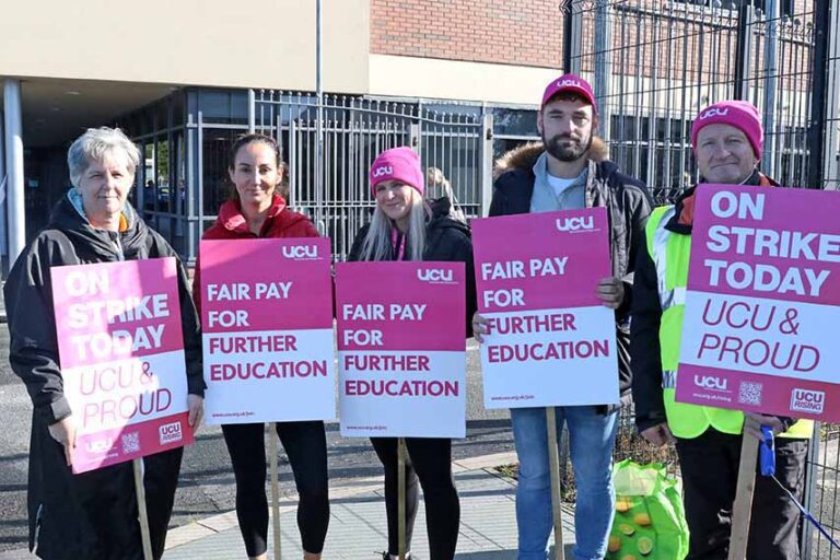 Treat Us Fairly Say Striking UCU Workers At SERC
