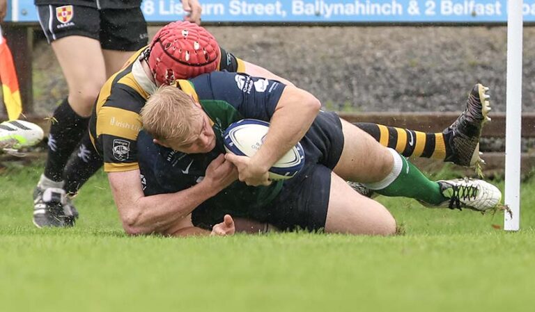 Ballynahinch RFC 1sts Falter Against Young Munster