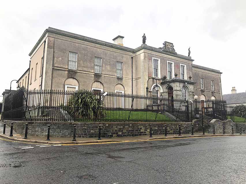 Downpatrick Courthouse where 
was sentenced to a minimum of 11 years for a murder in Bangor. 