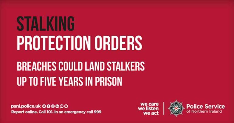 New Stalking Legislation Now In Place New Stalking Legislation Now In Place