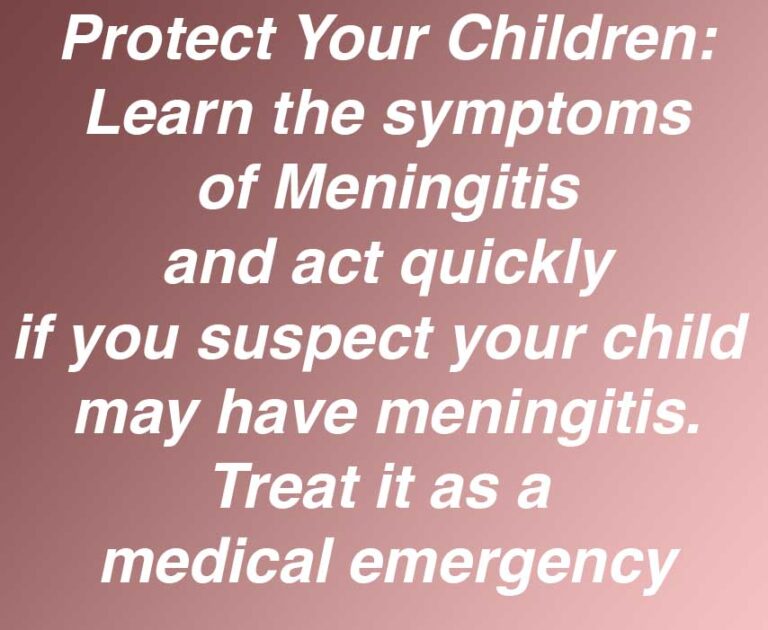 Public Health Agency Says Learn The Signs Of Meningitis
