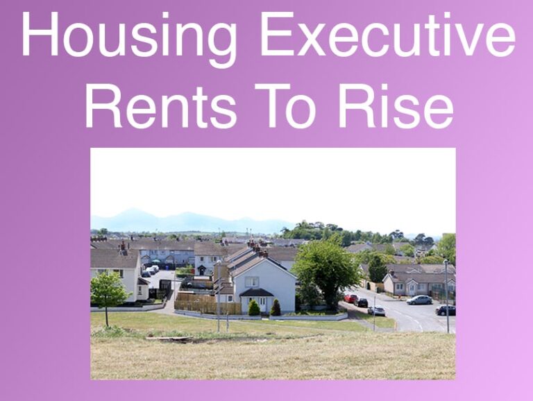 Housing Executive Rents Set To Rise From April 1st