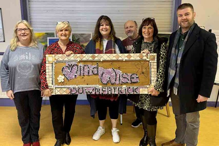 McGrath Visits Mindwise In Downpatrick
