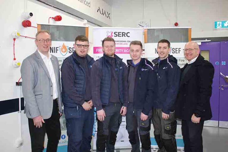 Fire and Security Apprentices Recognised at SERC