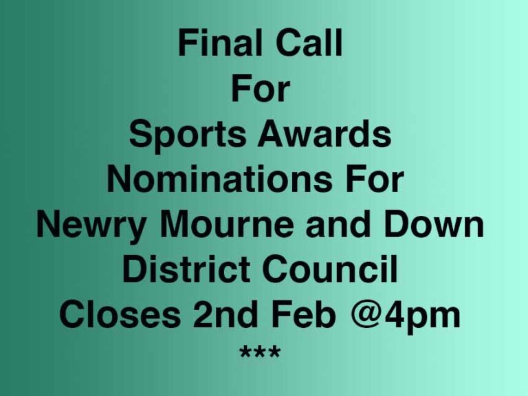 Final Call For NMD Sports Awards Nominations Final Call For NMD Sports Awards Nominations