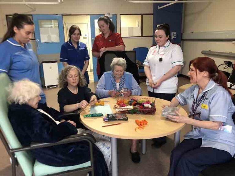 Stroke And Rehab Patients Enjoy Art Therapy Sessions