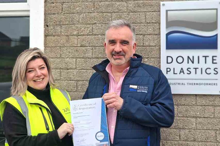 Saintfield Company Donite Plastics Achieves AS9100 Cert