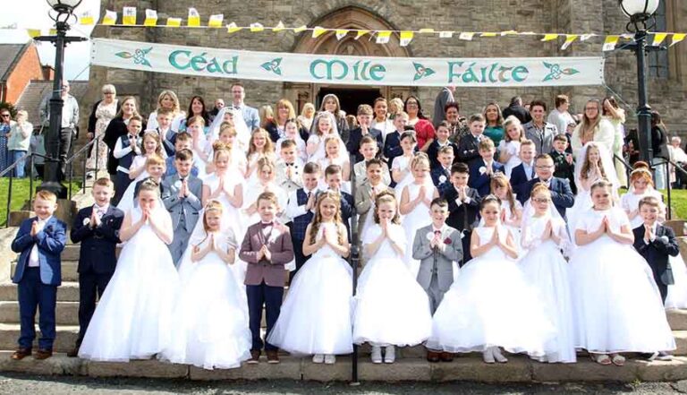St Colmcille’s Primary School Pupils First Communion