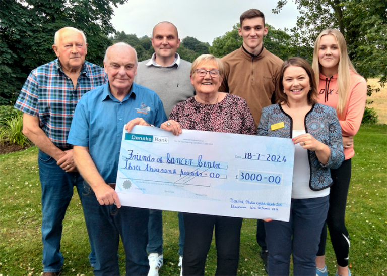 Mourne Motorcycle Club Donates To Charities