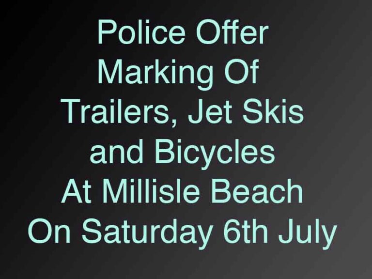 Police Offer Marking For  Trailers