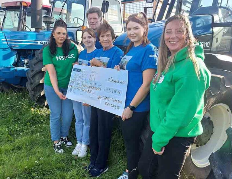 Tractor Run For Wee James Raises £22,000 For NSPCC
