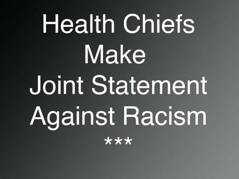 Health And Business Chiefs Condemn Racism In NI
