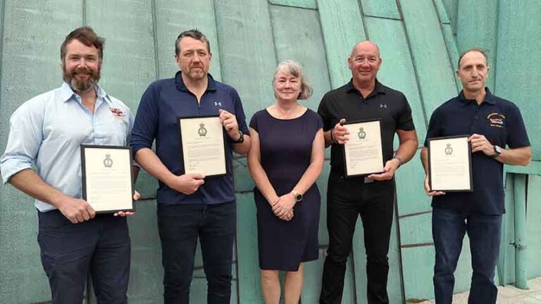 Portaferry RNLI Crew Recognised For Storm Rescue