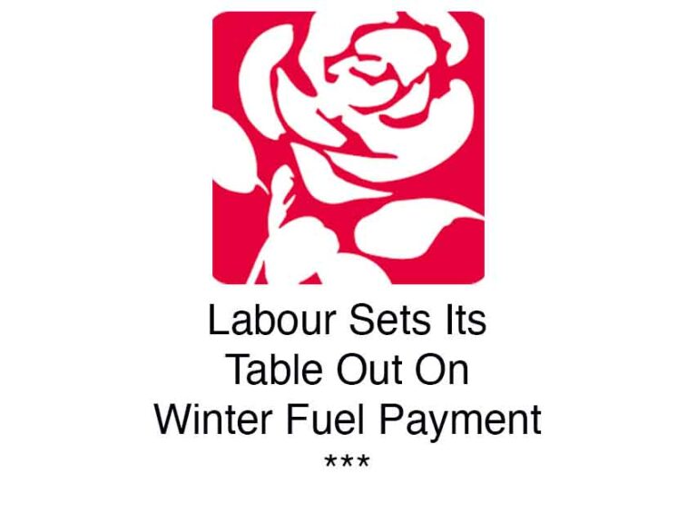 Labour Sets Out Its Stall On Winter Fuel Payments