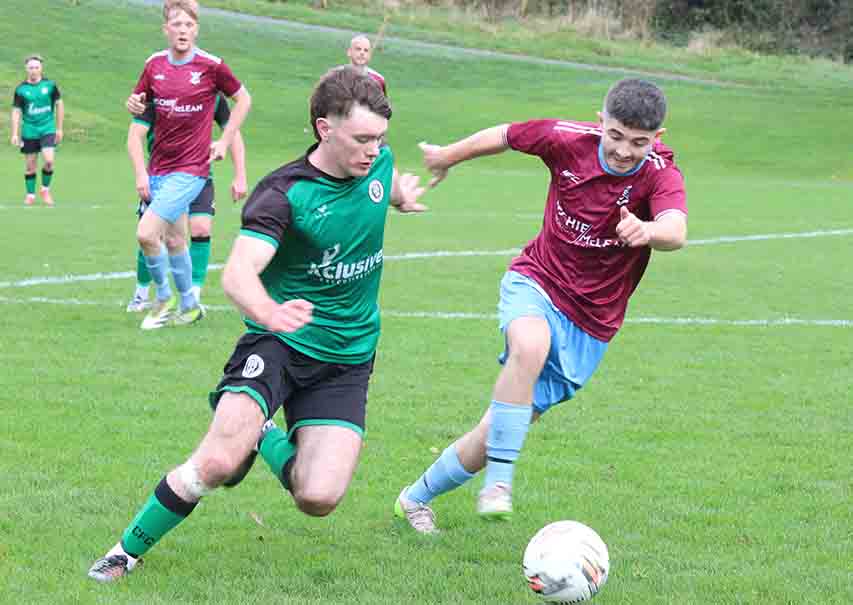 Strangford FC Pull Through Against Castlewellan Forest