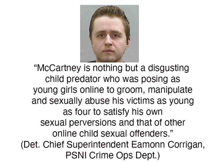 Newry Catfish Child Predator Sentenced For Manslaughter