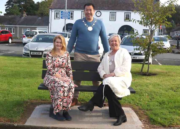 Chatty Bench Installed At The Square In Crossgar