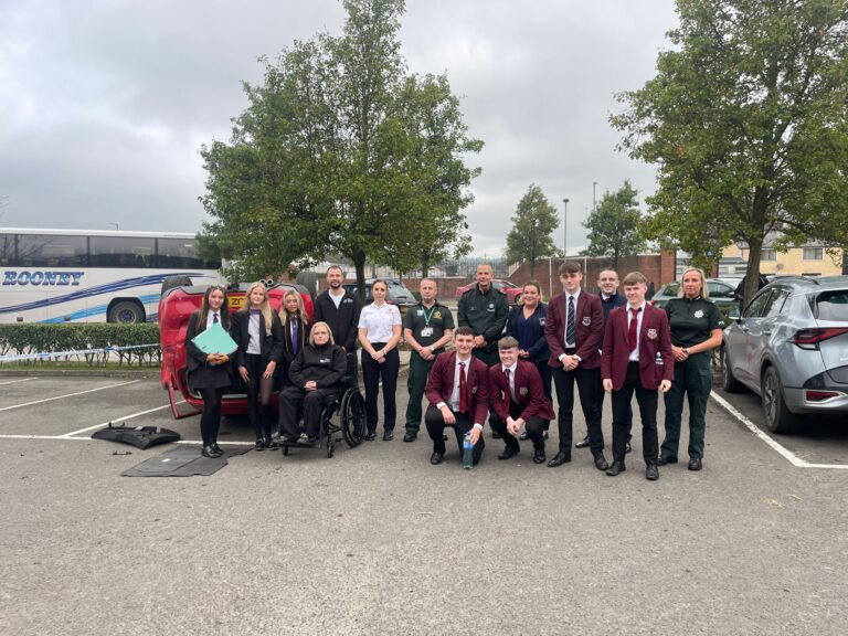 Teenagers Take Part In Hard-Hitting Road Safety Show