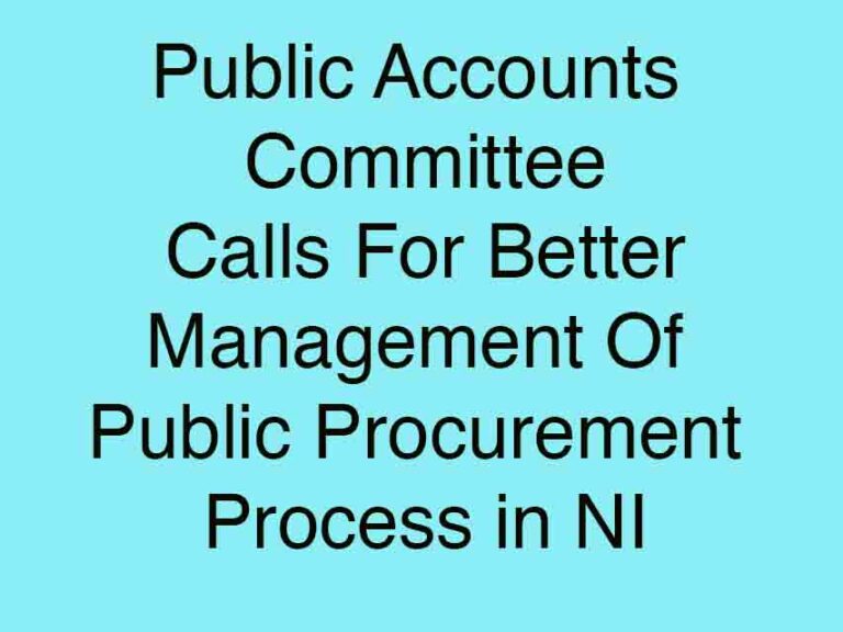 Assembly Committee Uncovers Public Procurement Issues Assembly Committee Uncovers Public Procurement Issues