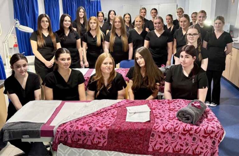 Carers Get Pamper Session From SERC Beauty Students