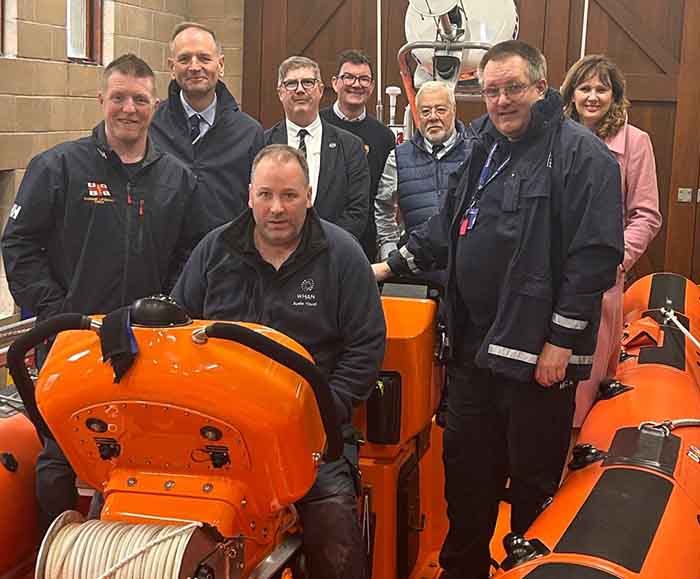 Bangor RNLI Honoured With HM Coastguard Chair Visit