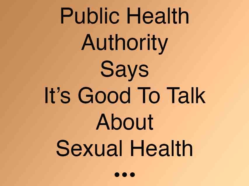 PHA Says Take Time To Talk During Sexual Health Week