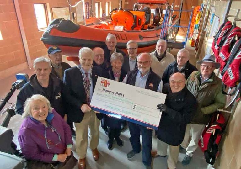 Bangor RNLI Receive Two Cheques From Local Charities