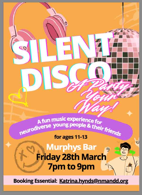 Silent Disco For The Neurodiverse Coming To Murphy’s Silent Disco For The Neurodiverse Coming To Murphy’s
