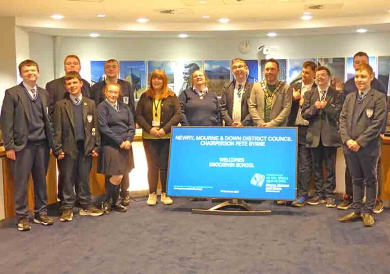 NMD Council Chair Hosts Knockevin Special School Pupils