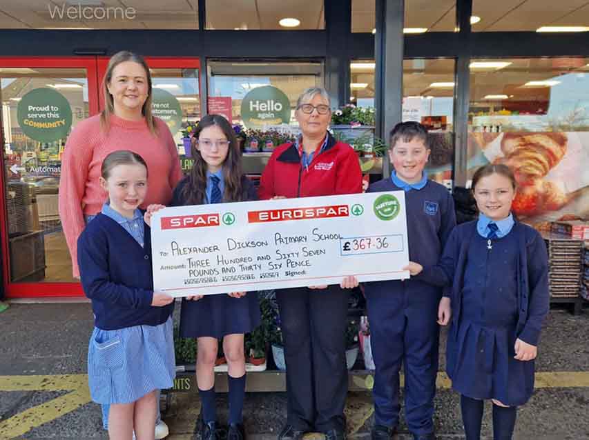 Alexander Dickson PS Gets Boost From SPAR Ballygowan