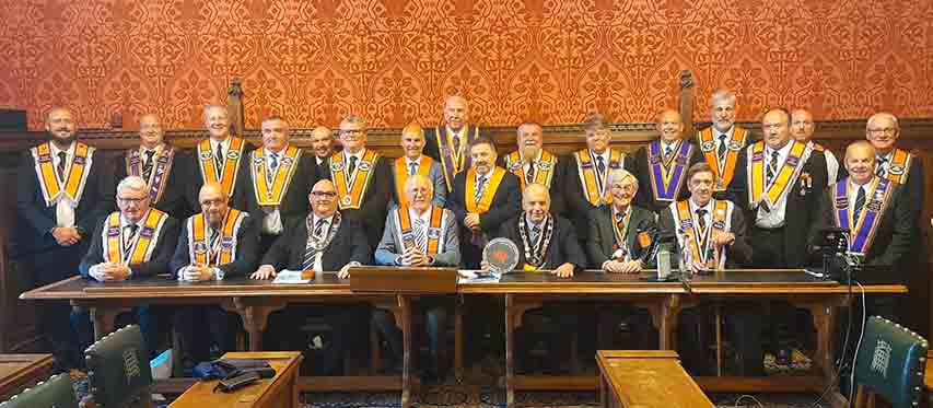 Shannon Re-Elected As Worshipful Master In Commons
