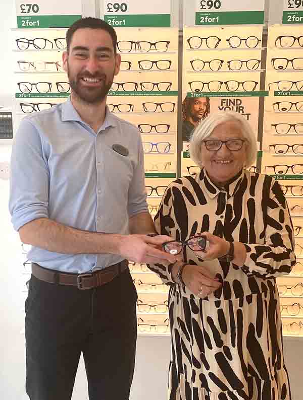 Specsavers Downpatrick Mark Flood Anniversary