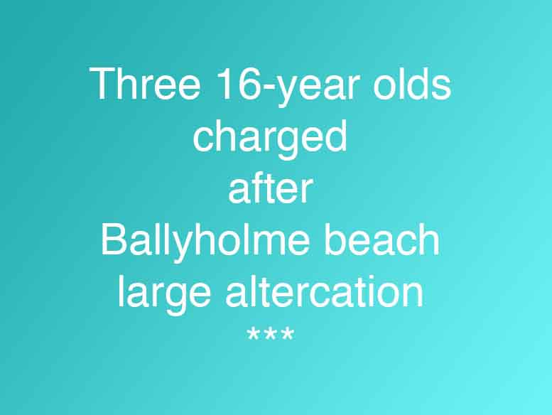 Ballyholme Beach Fracas Leads To Three Being Charged