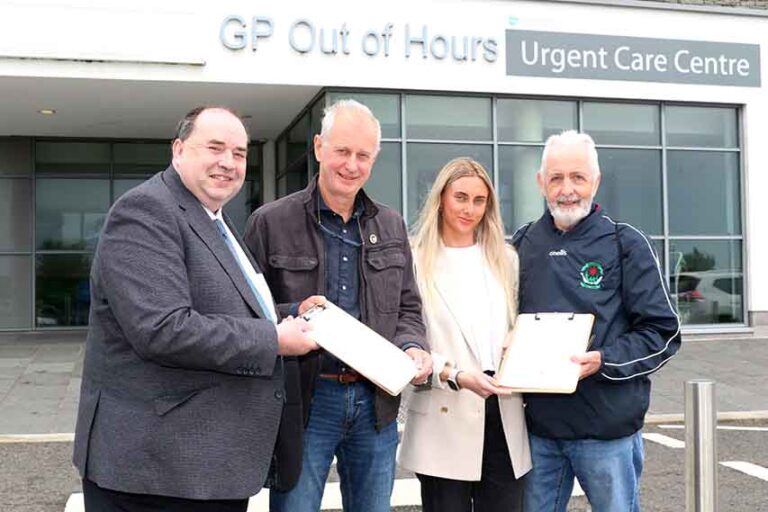 Downpatrick Irish Speakers Back 24/7 Downe A&E Call