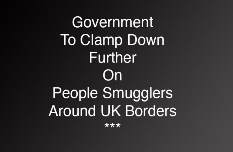 Governments Steps Up Against People Smugglers