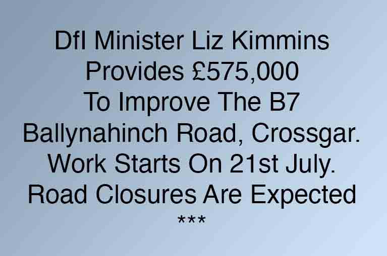 Kimmins Provides £575K For B7 Crossgar Road