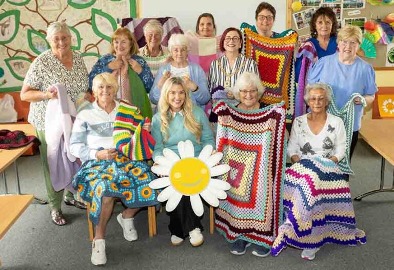 Knit And Natter Group Donates Blankets To CFC